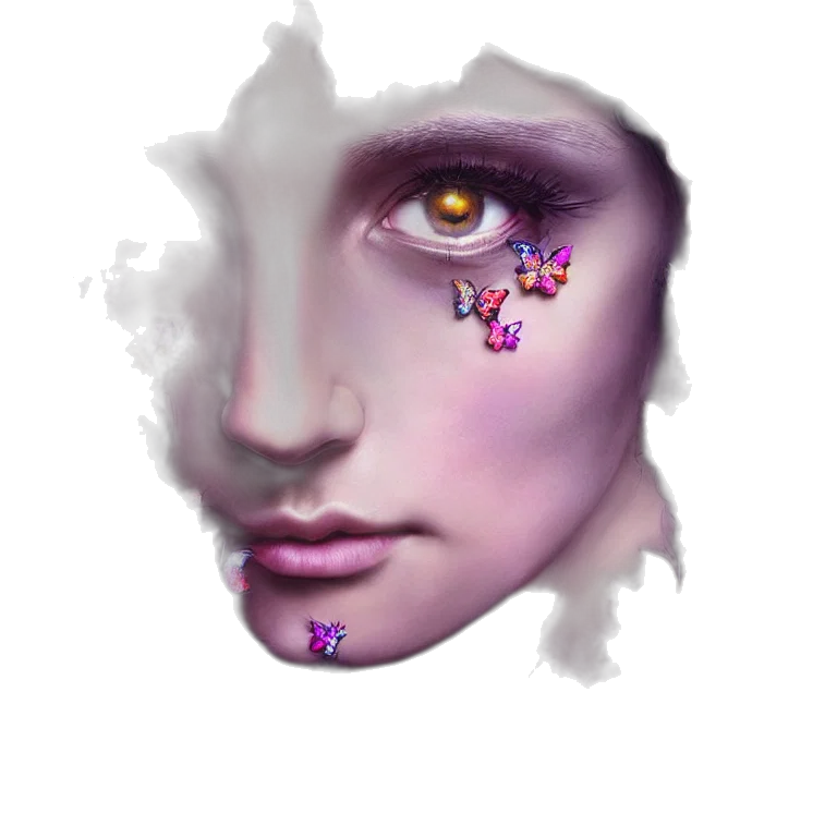 face, mask, jewelry, crown, fantasy art, concept art, pixel art, photorealistic transparent PNG cut-out