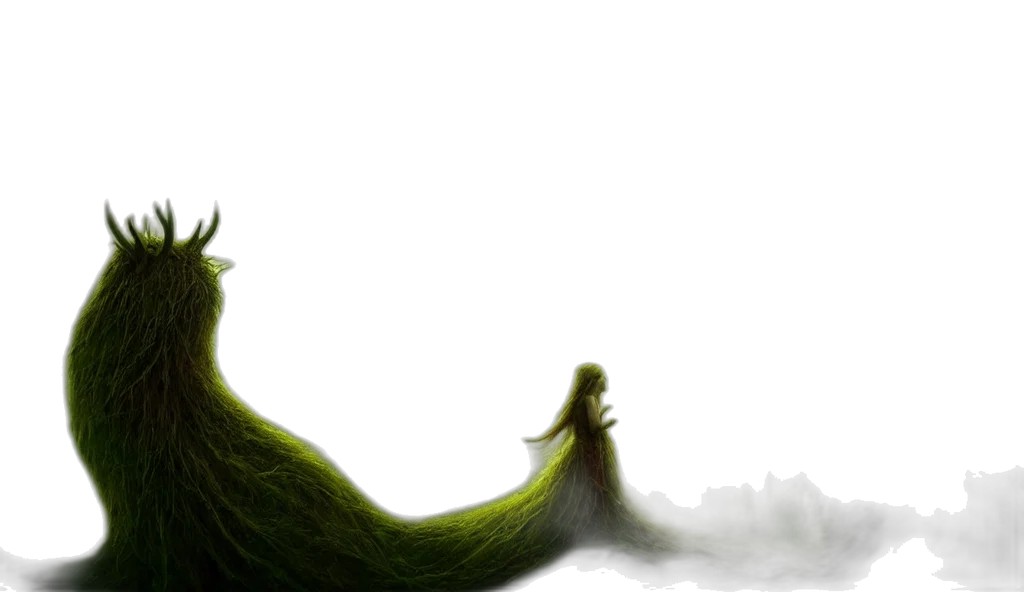 hair, creature, dragon, crown transparent PNG cut-out