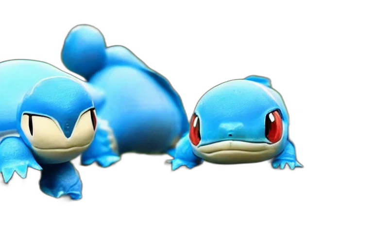 creature, animal, 3d render, concept art, photorealistic, pixel art, blue, real transparent PNG cut-out