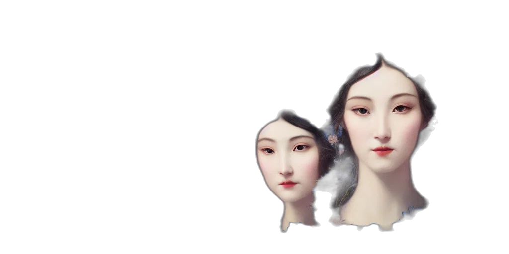 face, mask, crown, jewelry, photorealistic, 3d render, concept art, fantasy art transparent PNG cut-out