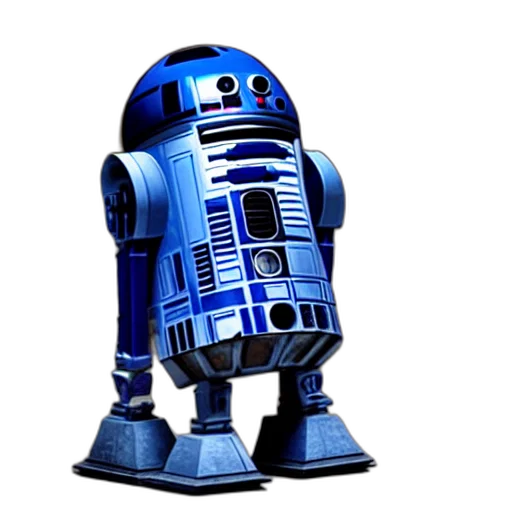 robot, 3d render, concept art, pixel art, photorealistic, blue, gigachad transparent PNG cut-out