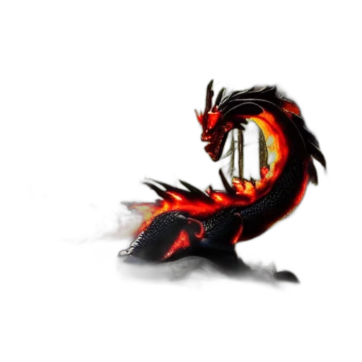 dragon, weapon, creature, mask, concept art, fantasy art, pixel art, 3d render transparent PNG cut-out