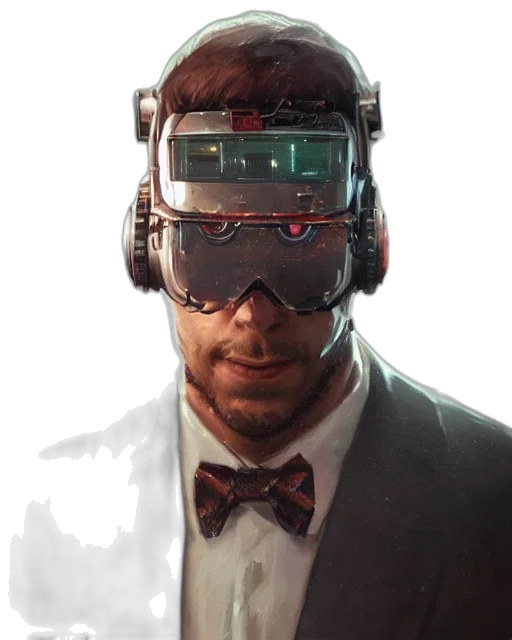 robot, mask, face, staff transparent PNG cut-out