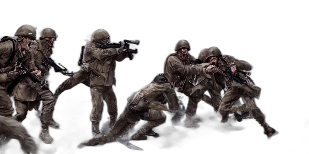 weapon, concept art, 3d render, photorealistic, comic book art, fog, snow, pack transparent PNG cut-out