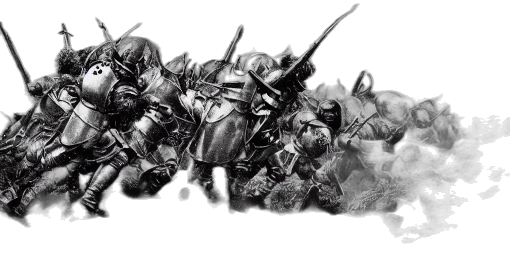 weapon, sword, robot, crown transparent PNG cut-out