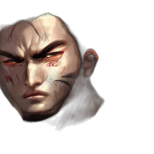 face, mask, staff, concept art transparent PNG cut-out