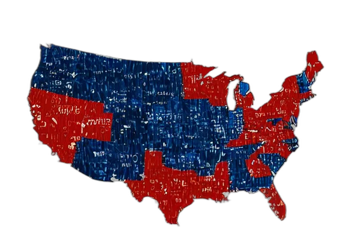 united, states, america, after transparent PNG cut-out