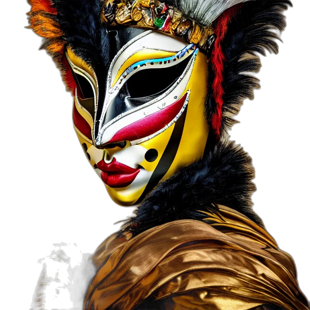 mask, face, jewelry, animal, photorealistic, concept art, fantasy art, 3d render transparent PNG cut-out