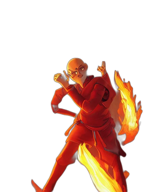 staff, dragon, concept art, comic book art, fantasy art, pixel art, fire, red transparent PNG cut-out