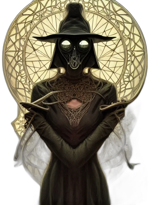 mask, hat, face, creature, fantasy art, concept art, comic book art, pixel art transparent PNG cut-out