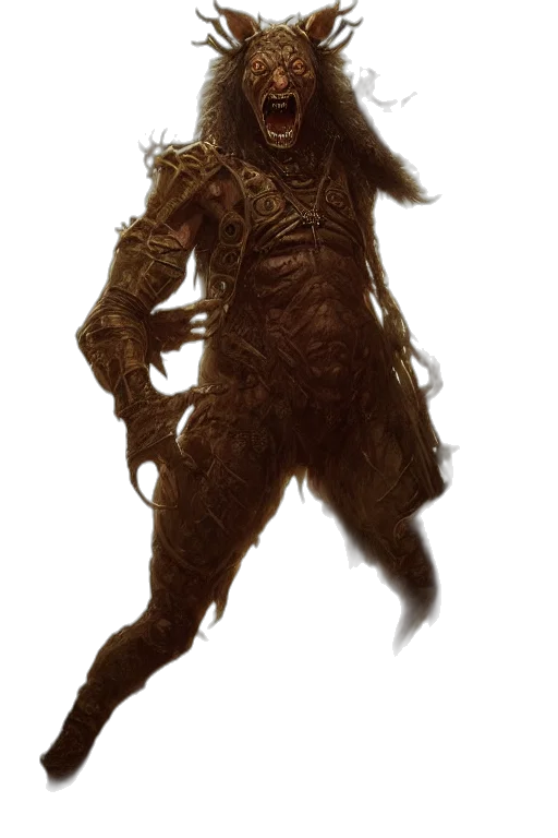 creature, mask, staff, animal transparent PNG cut-out
