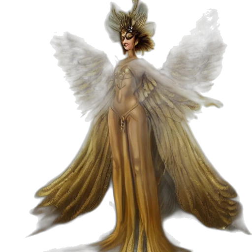 dress, concept art, fantasy art, 3d render, photorealistic, golden, earth tones, beautiful transparent PNG cut-out