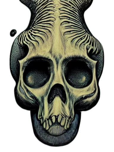 mask, face, creature, jewelry, comic book art, concept art, photorealistic, 3d render transparent PNG cut-out