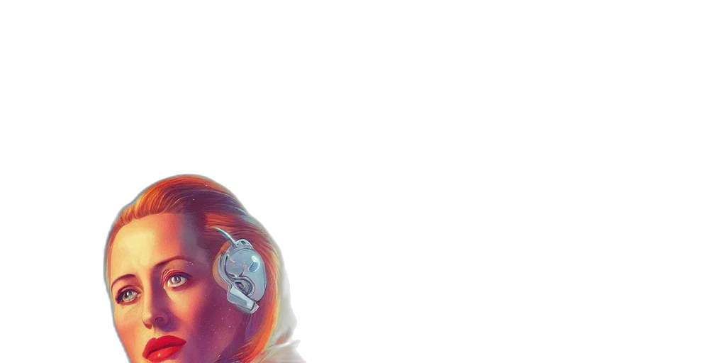 face, mask, hair, robot transparent PNG cut-out