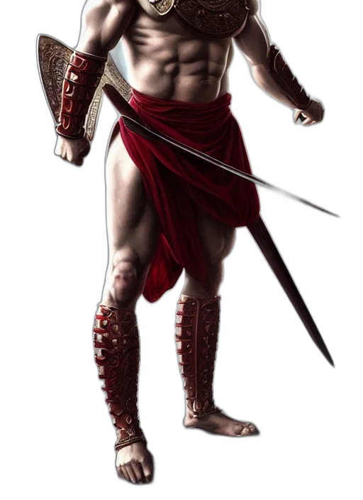 sword, fantasy art, concept art, 3d render, photorealistic, red, elegant, full transparent PNG cut-out