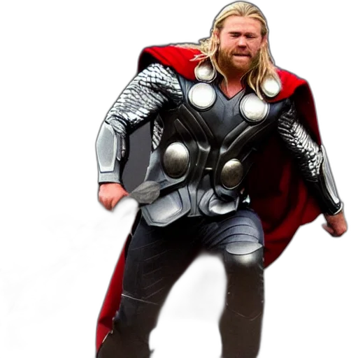 sword, weapon, animal, comic book art, concept art, 3d render, fantasy art, thor transparent PNG cut-out