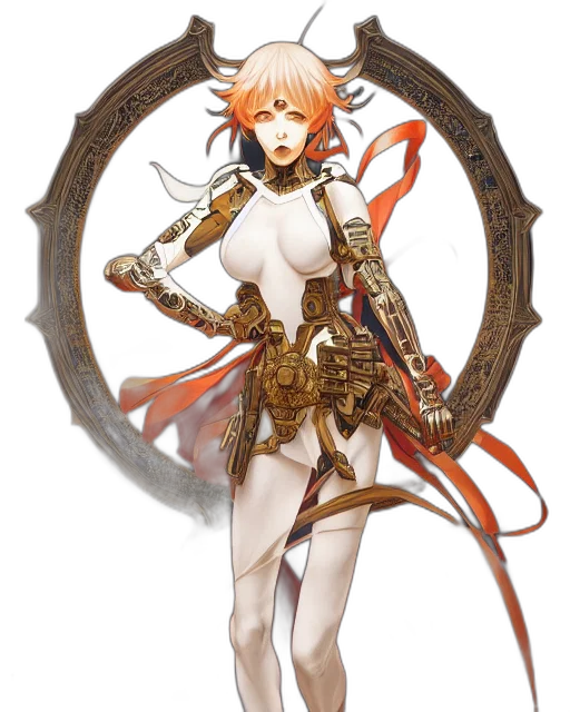sword, staff, weapon, fantasy art, concept art, anime, comic book art, golden transparent PNG cut-out