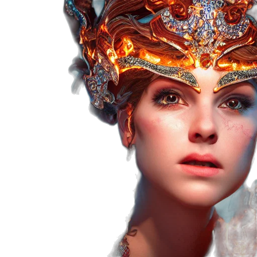 crown, face, jewelry, mask transparent PNG cut-out