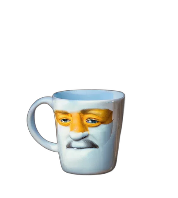 face, mask, robot, food, 3d render, vaporwave, photorealistic, oil painting transparent PNG cut-out
