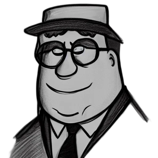 staff, hat, face, jacket, cartoon, concept art, comic book art, photorealistic transparent PNG cut-out