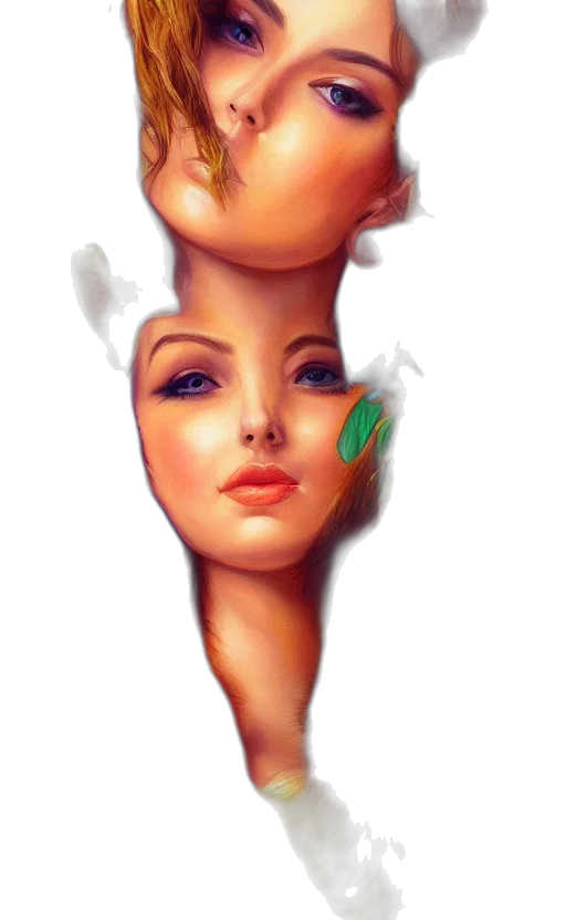 face, crown, mask, jewelry transparent PNG cut-out
