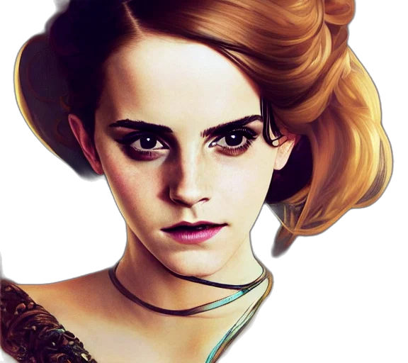 crown, face, photorealistic, fantasy art transparent PNG cut-out