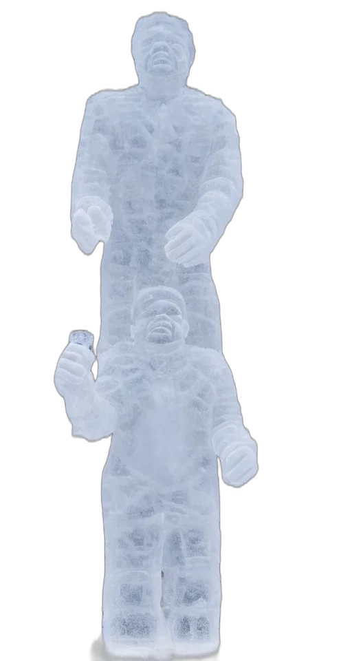 bottle, face, mask, staff transparent PNG cut-out