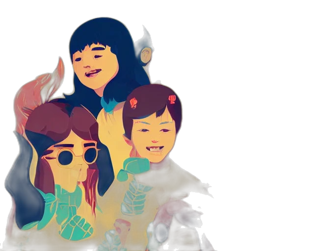 concept art, anime, fantasy art, 3d render transparent PNG cut-out