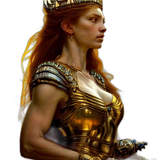 crown, jewelry, sword, fantasy art transparent PNG cut-out