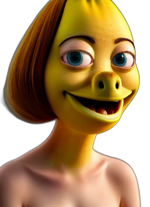 face, mask, creature, robot, 3d render, photorealistic, concept art, cartoon transparent PNG cut-out