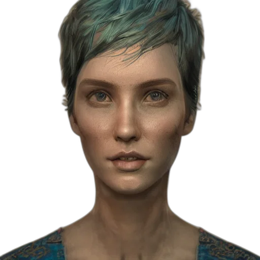 face, staff, robot, jewelry, photorealistic, concept art, 3d render, fantasy art transparent PNG cut-out