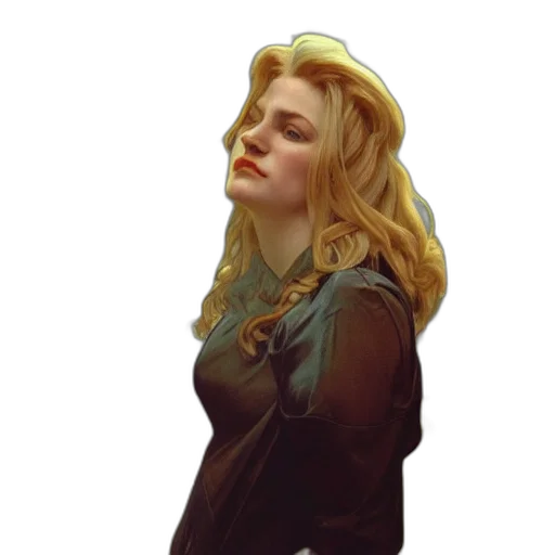 jacket, crown, face, staff transparent PNG cut-out