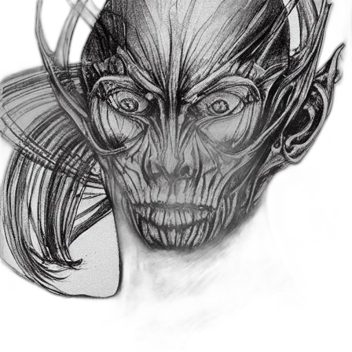 mask, face, creature, staff transparent PNG cut-out