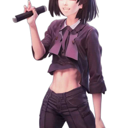 staff, jacket, weapon, robot transparent PNG cut-out