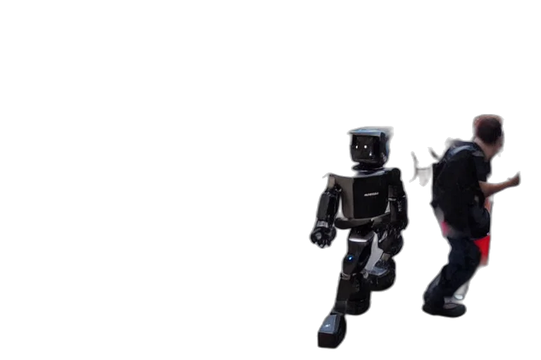 robot, 3d render, concept art, outer space transparent PNG cut-out