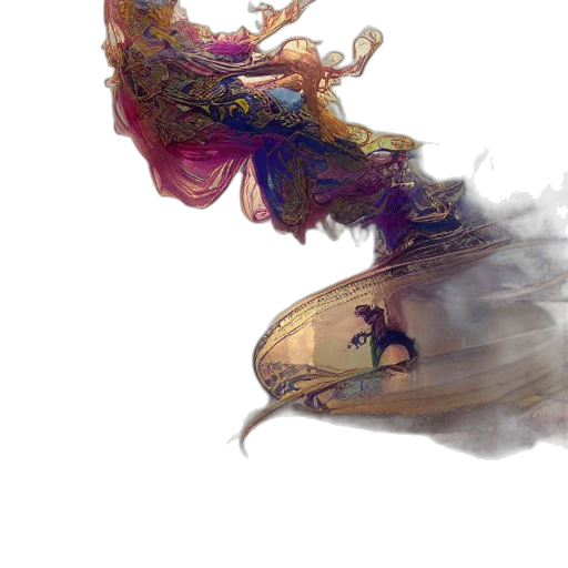 dragon, creature, sword, hat transparent PNG cut-out