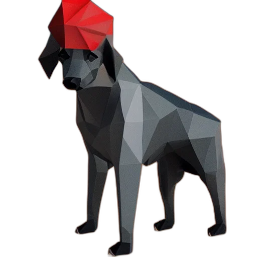 umbrella, hat, animal, staff, 3d render, concept art, pixel art, photorealistic transparent PNG cut-out