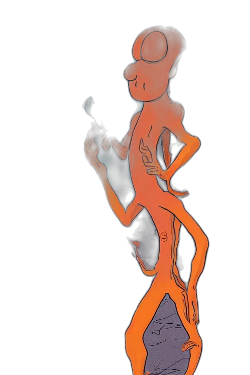creature, dragon, staff, mask, concept art, 3d render, fantasy art, cartoon transparent PNG cut-out