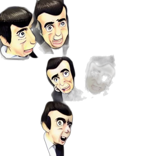 face, mask, concept art, cartoon transparent PNG cut-out