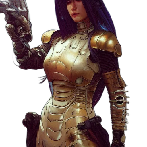 robot, weapon, concept art, fantasy art transparent PNG cut-out