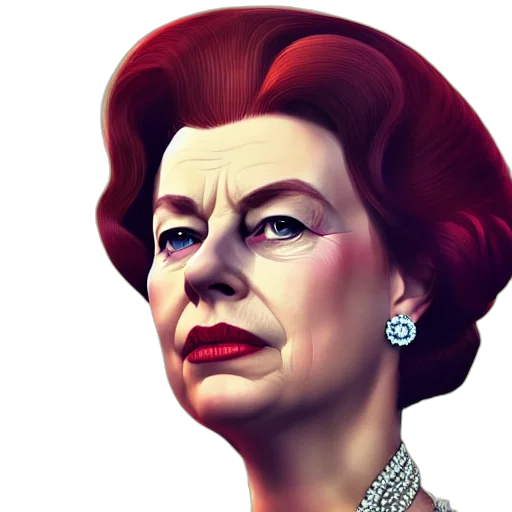 face, crown, jewelry, photorealistic transparent PNG cut-out