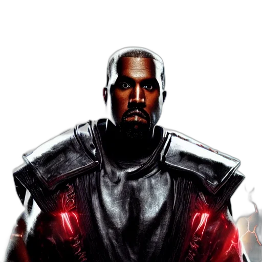 robot, jacket, sword, face transparent PNG cut-out