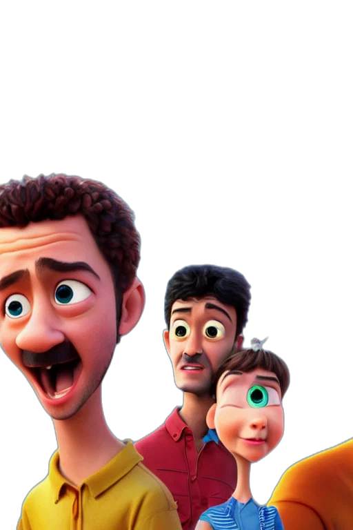 face, 3d render, concept art, cartoon, photorealistic, matteo, salvini, movie transparent PNG cut-out