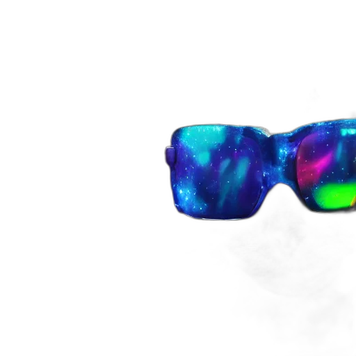 mask, jewelry, 3d render, vaporwave, cyberpunk, concept art, outer space, neon transparent PNG cut-out