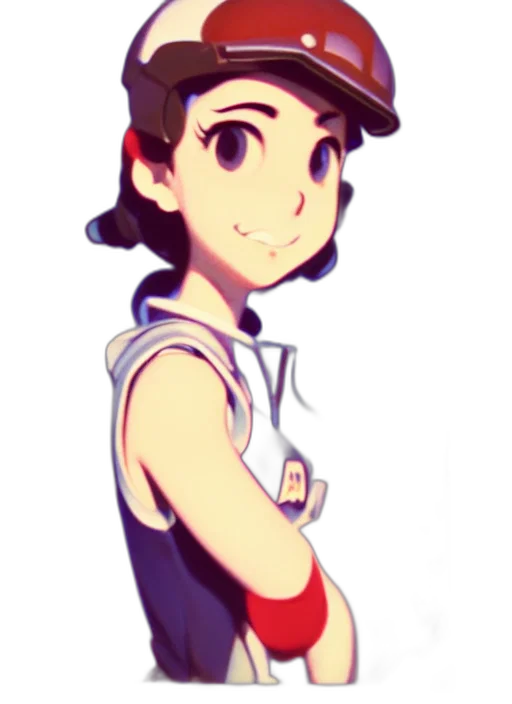 dress, staff, hat, face, anime, cartoon, pixel art, concept art transparent PNG cut-out