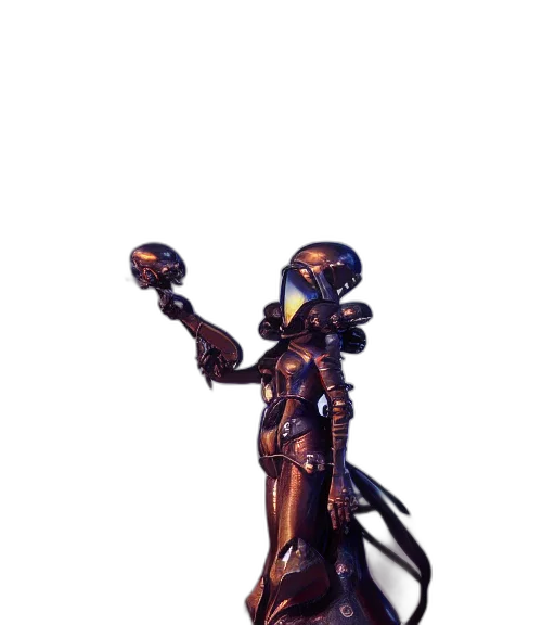 robot, staff, weapon, sword, concept art, 3d render, pixel art, cyberpunk transparent PNG cut-out