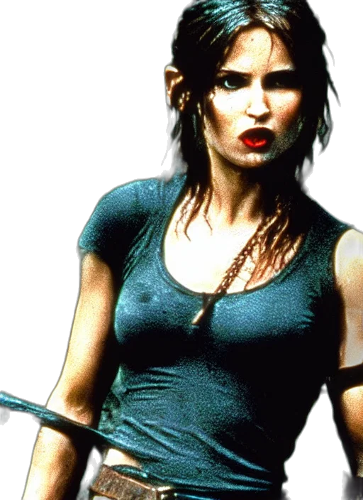 candid, photo, lara, croft transparent PNG cut-out
