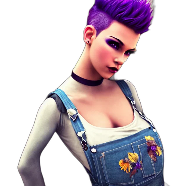 jacket, face, staff, concept art, 3d render, cyberpunk, fantasy art, neon transparent PNG cut-out