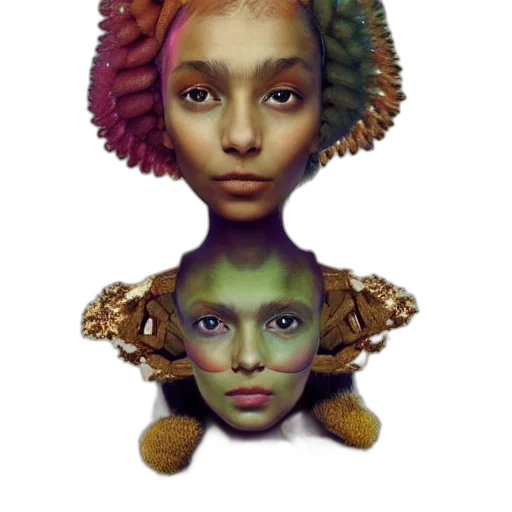 face, crown, mask, jewelry, concept art, fantasy art, 3d render, photorealistic transparent PNG cut-out