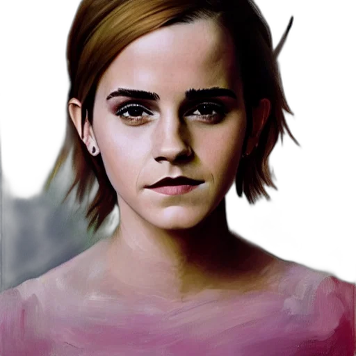 face, dress, photorealistic, oil painting, concept art, watercolor, neon lights, emma transparent PNG cut-out